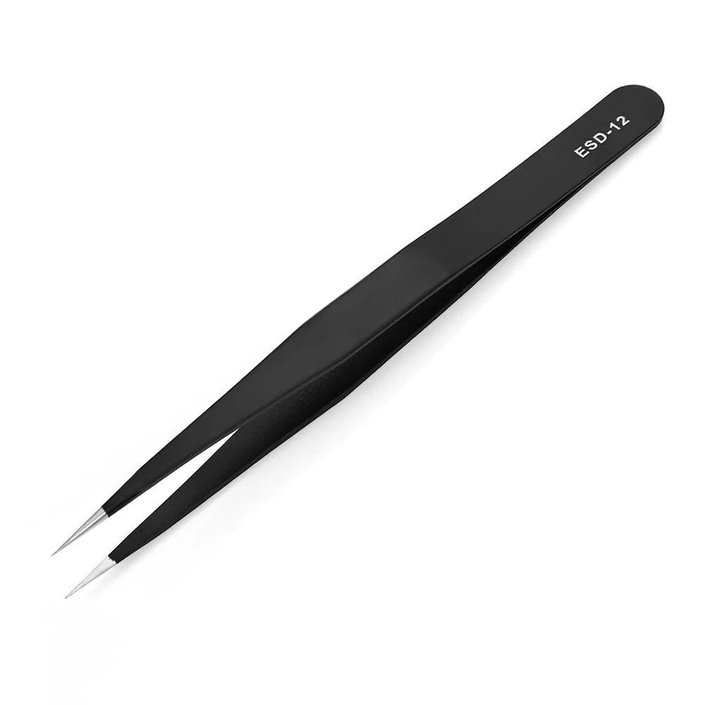 Picture of 6 in 1 Stainless Steel Anti Static Tweezers Set